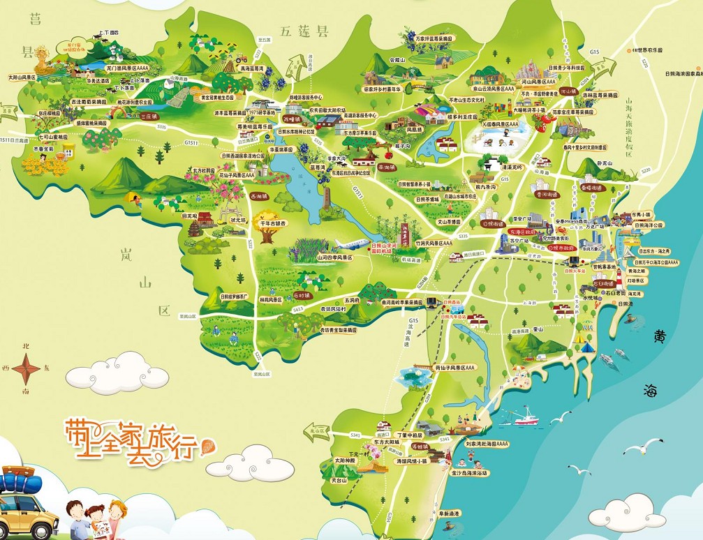 江北景区使用手绘地图给景区能带来什么好处？